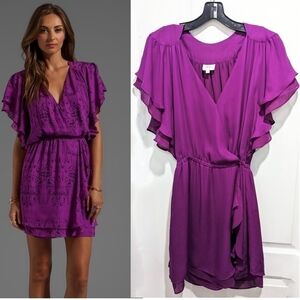 Parker | Flora Silk Wrap Dress